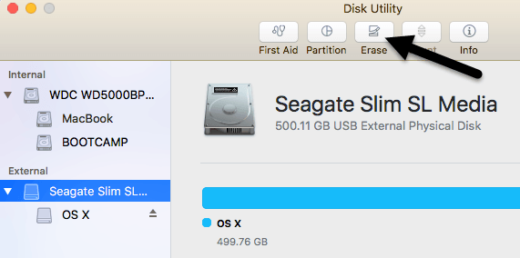 reformat mac external hard drive for pc